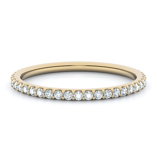 Pave Diamond Ring (14K Yellow Gold)