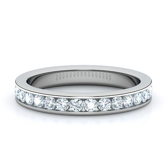 Channel Set Diamond Ring  (0.50 - 1.35 Ctw.) (Platinum)