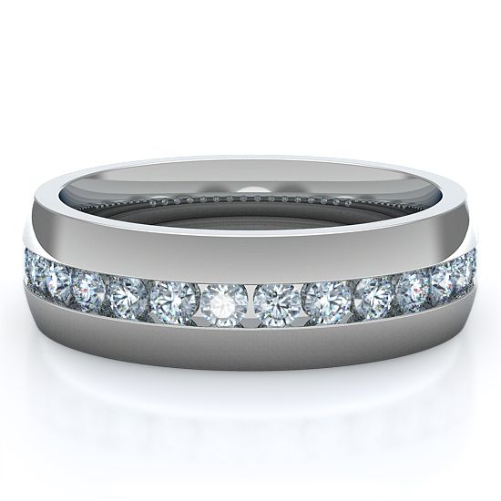 Sixteen Stone Mens Diamond Ring 1.00 - 1.75 Ctw. (Platinum)